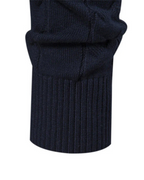 Frederico Cotton Zip Sweater with Pattern