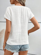 Blusa de manga corta