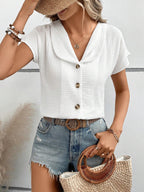 Blusa de manga corta