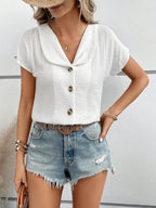 Blusa de manga corta