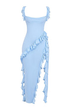 Dalia | Vestido largo con volantes