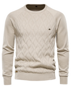 Men's Sweater With Checkered Design V2