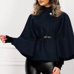 Abrigo con cinturón