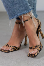 Giulia™ | Sandalias de tacón alto con estampado animal