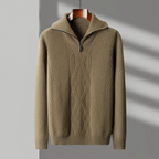 Taranto Merino Wool Zip Sweater