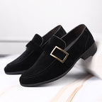 Seville ruskindsloafers