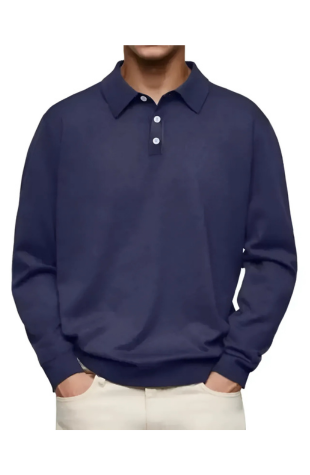 Mario | Polo casual de manga larga