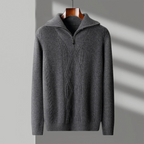 Taranto Merino Wool Zip Sweater