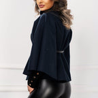 Abrigo con cinturón