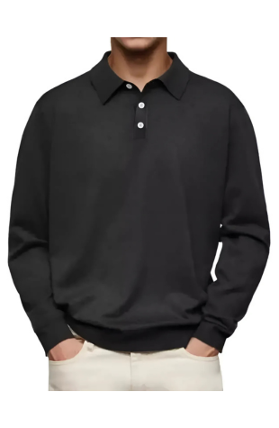 Mario | Polo casual de manga larga