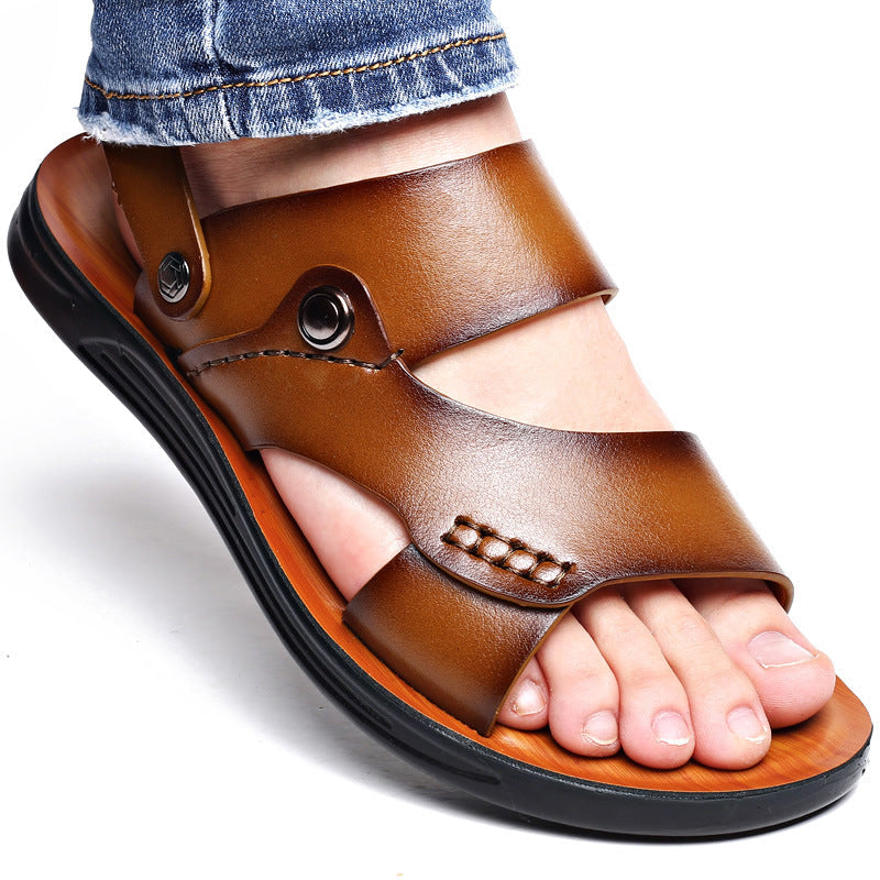 Renley Leather Sandals