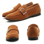 Seville ruskindsloafers