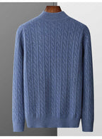 Deneb Cashmere Woven Half Zip