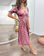 Monique™ | Vestido Elegante de Lunares