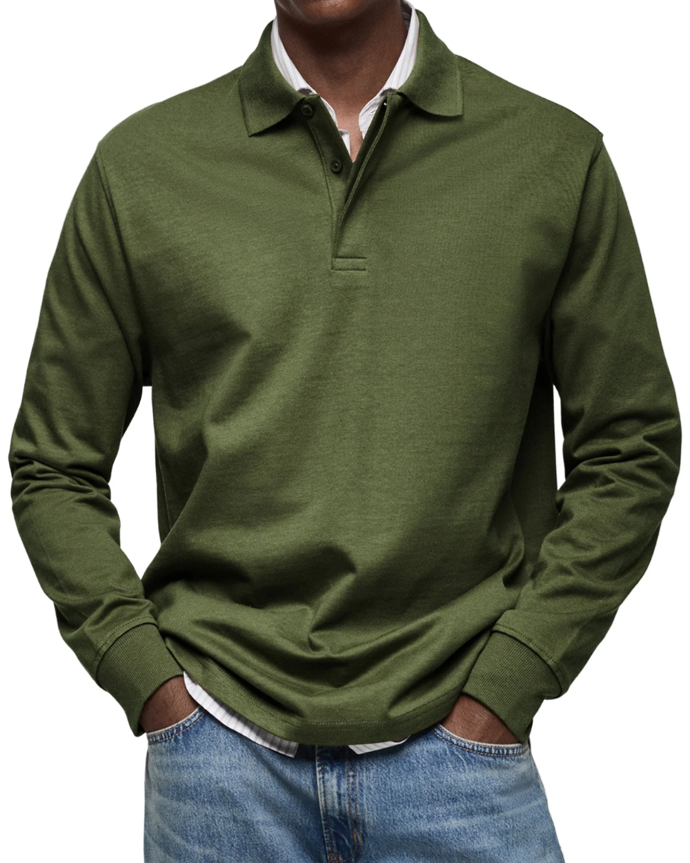 Casual Polo Sweater