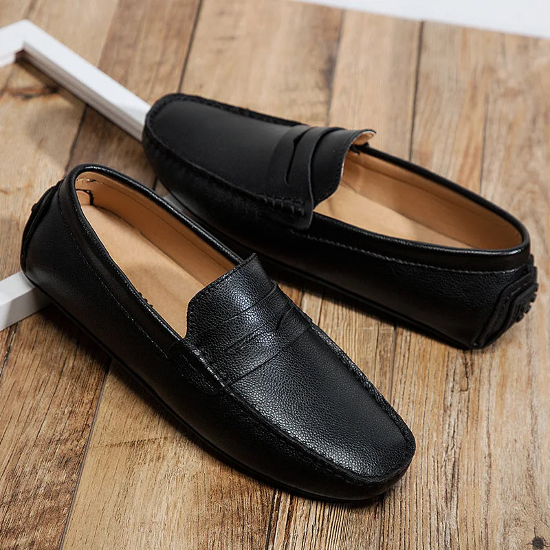 Afslappede Læder Sommer Loafers 