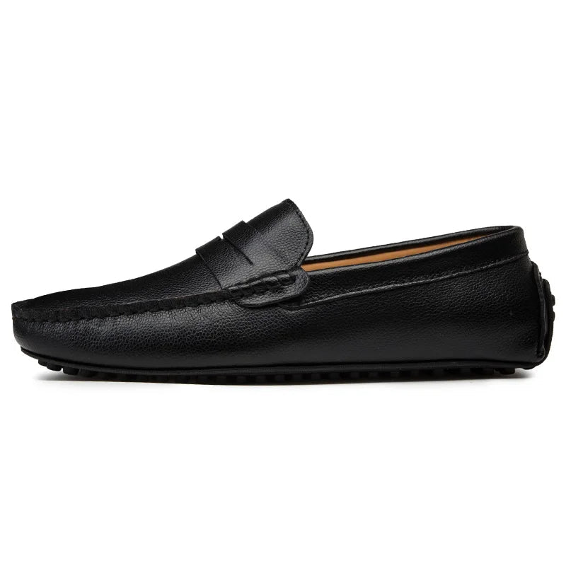 Afslappede Læder Sommer Loafers 
