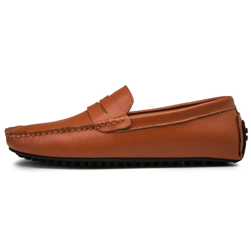 Afslappede Læder Sommer Loafers 