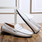 Afslappede Læder Sommer Loafers 