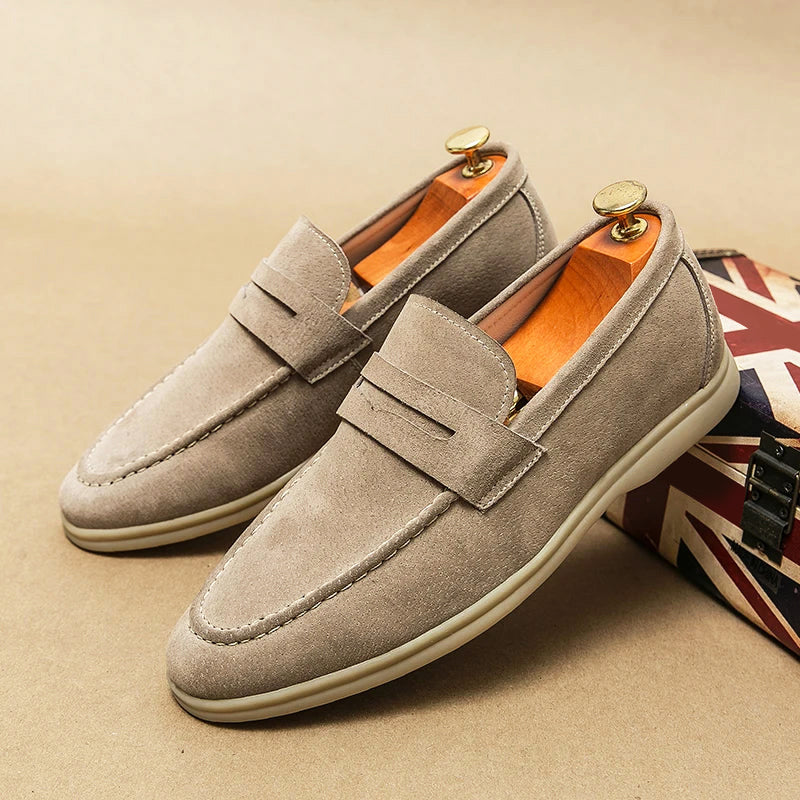 Verona ruskindsloafers