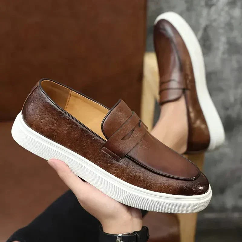 Malden Casual Leather Penny Loafers