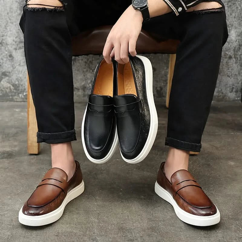 Malden Casual Leather Penny Loafers