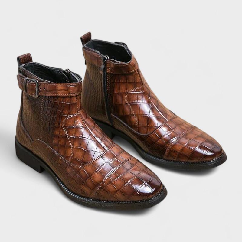 Dylan™ | Støvler med spænde og kunstlæder