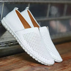 Elegante Åndbar Læder Loafers 