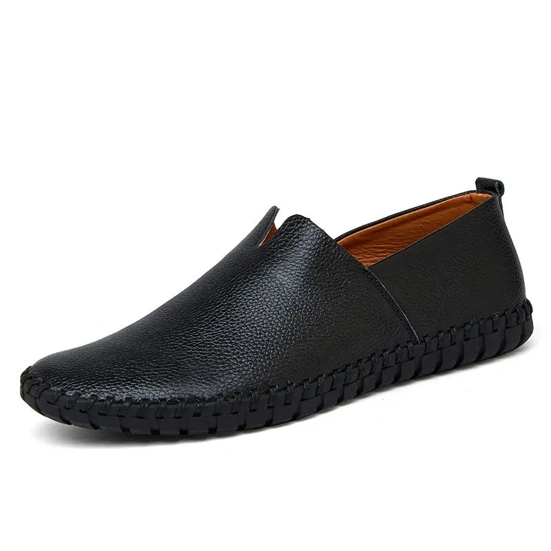 Elegante Åndbar Læder Loafers 