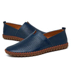Elegante Åndbar Læder Loafers 