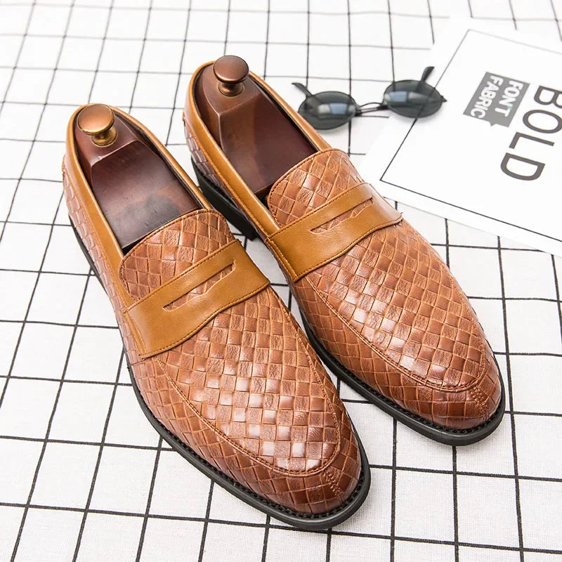 Elegante Vævede Loafers