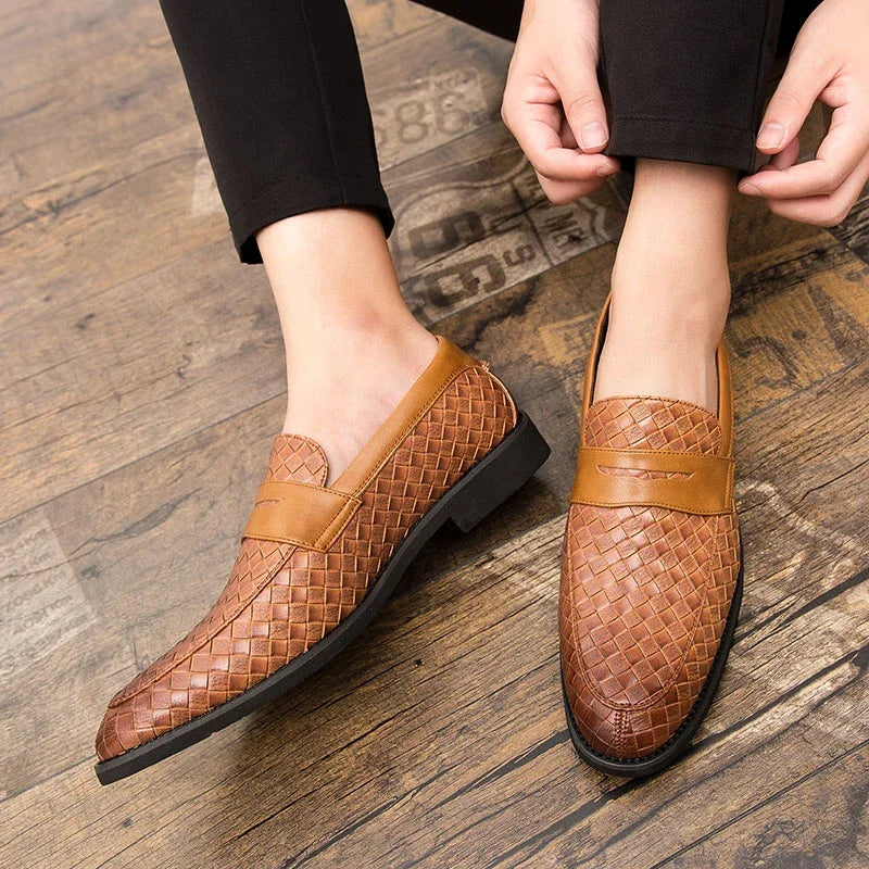 Elegante Vævede Loafers