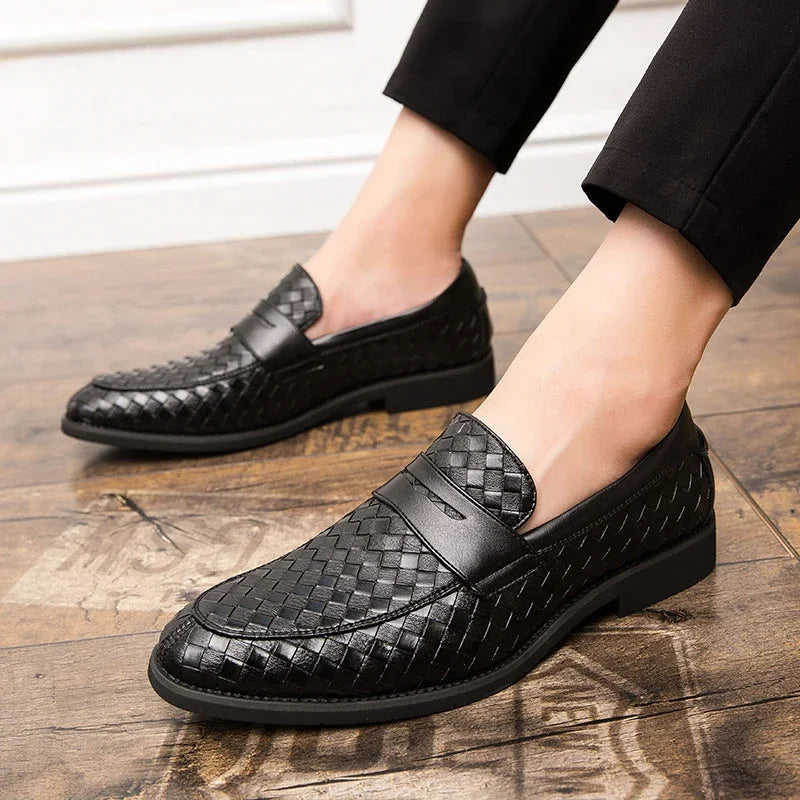 Elegante Vævede Loafers
