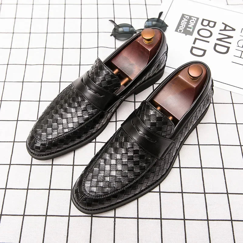 Elegante Vævede Loafers