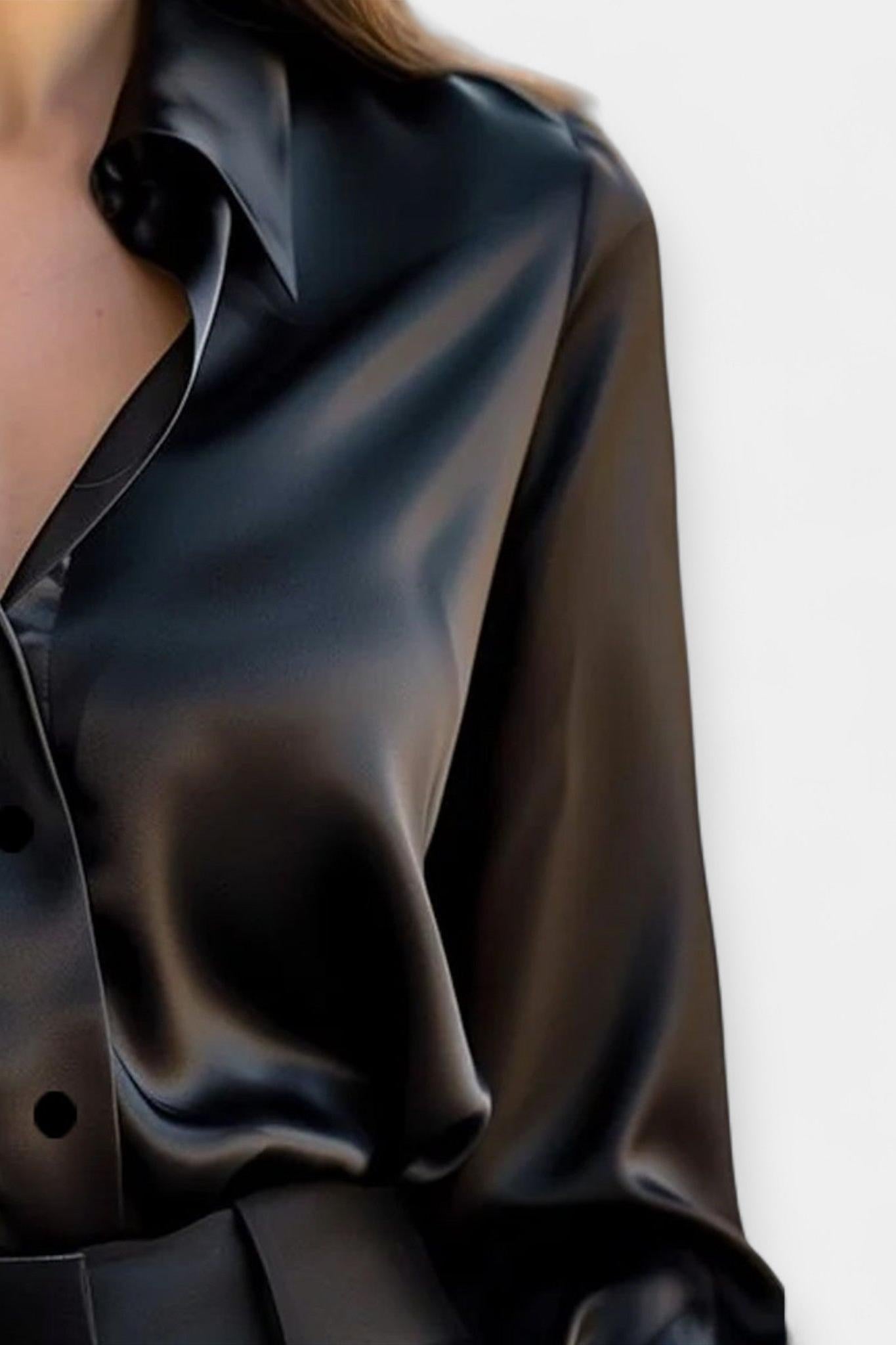 Ellen | Satinskjorte