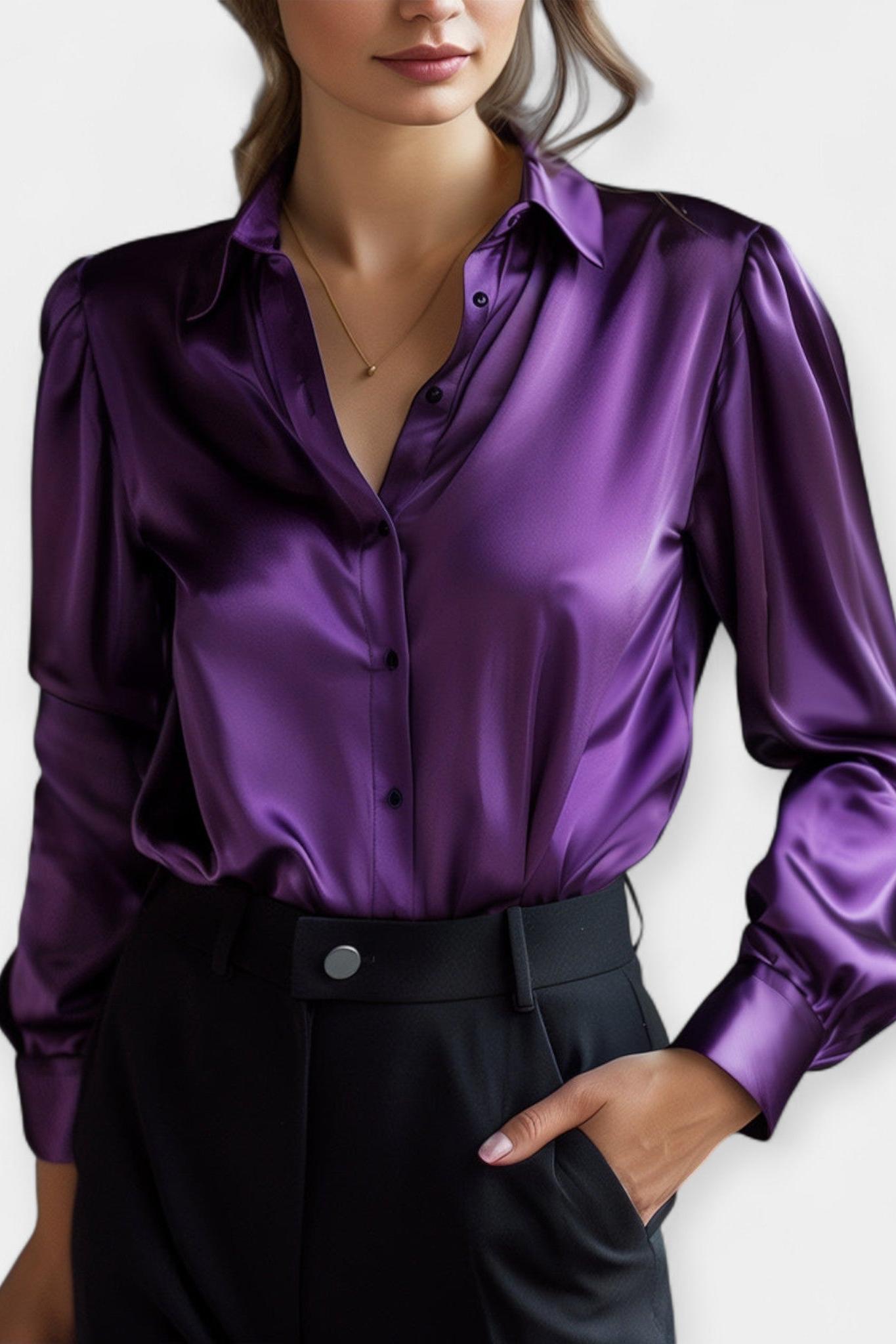 Ellen | Satinskjorte