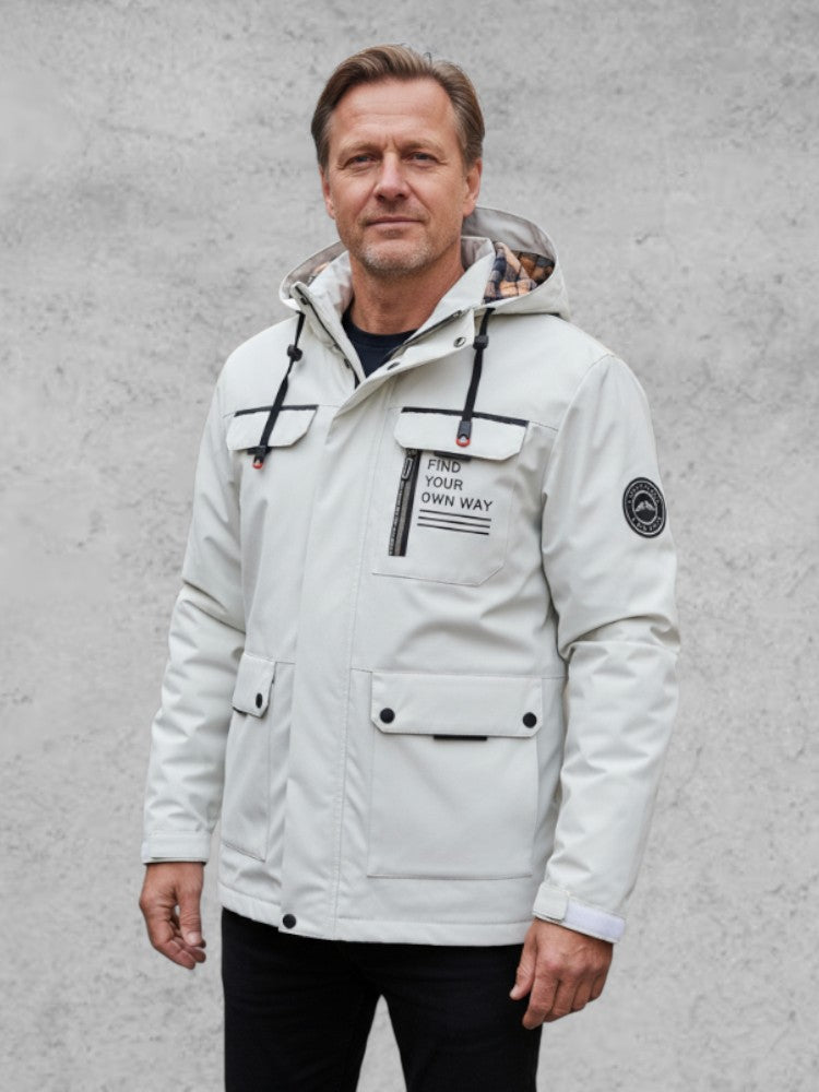 Harden™ | Herre-vinterjakke med hætte 