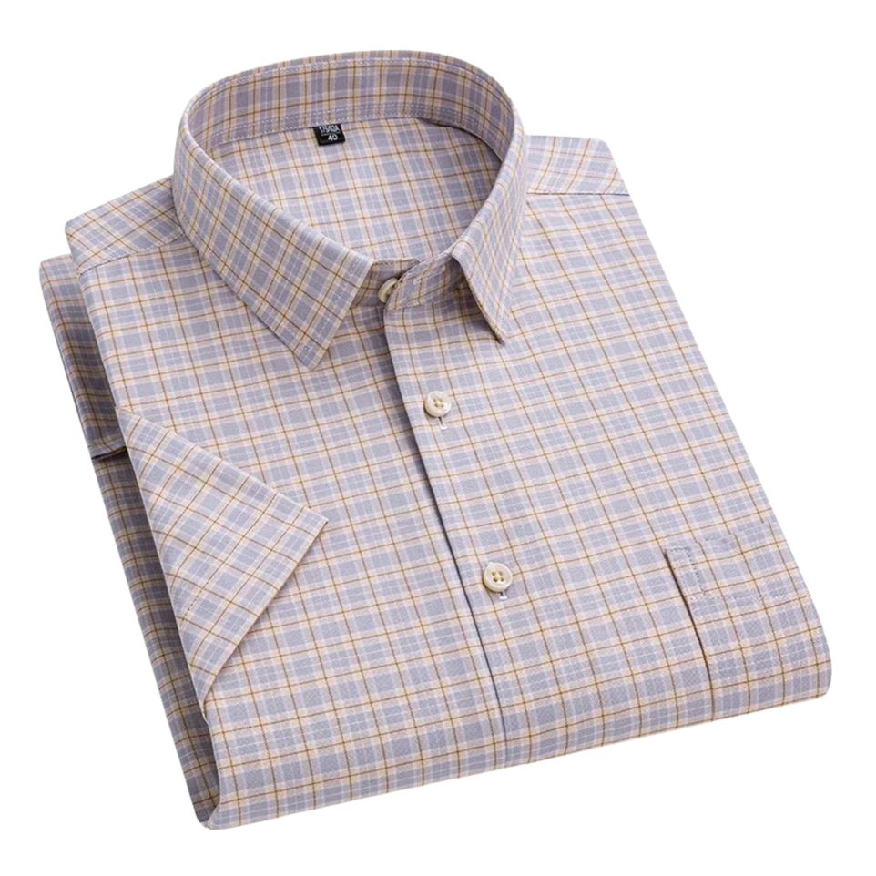 Kasper™ | Kortærmet Katoonskjorte