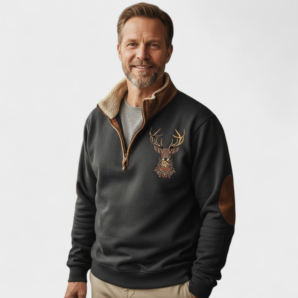 Laurent™ | Stilfuld zip-trøje