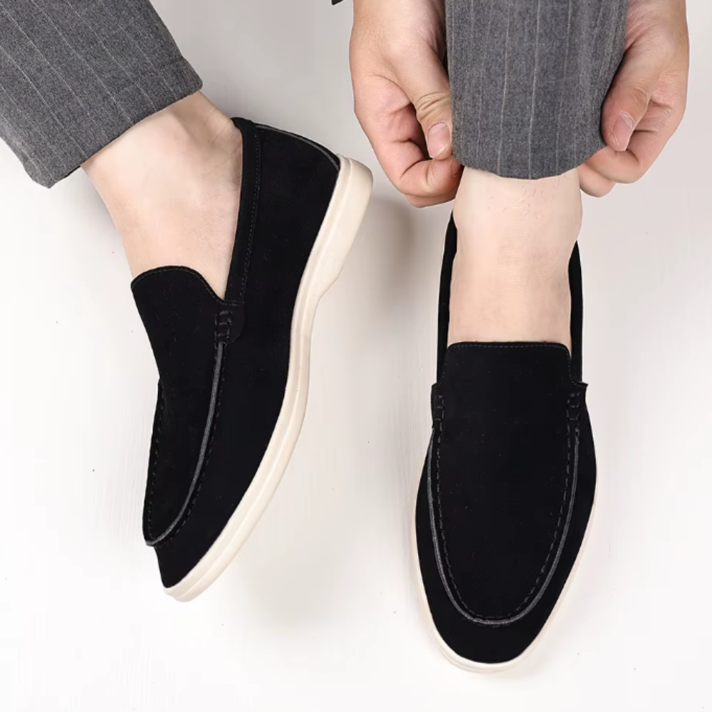 Luksus ruskindsloafers