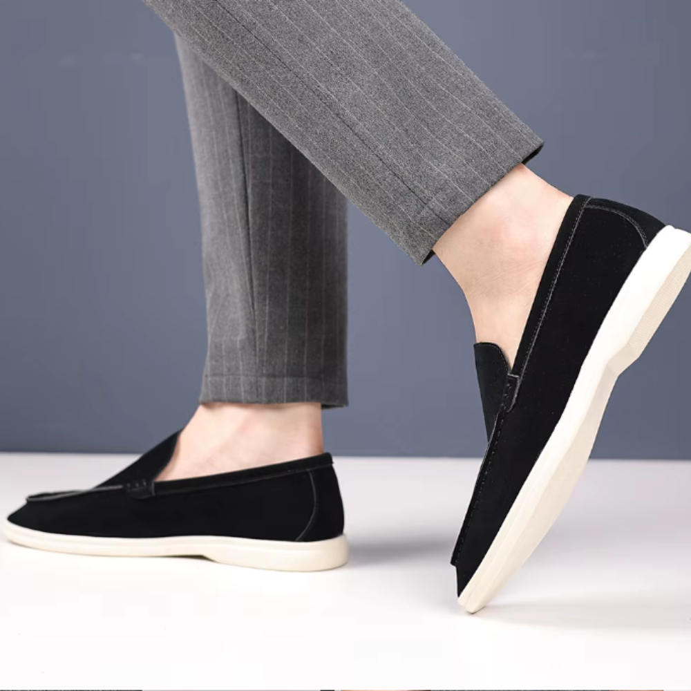 Luksus ruskindsloafers