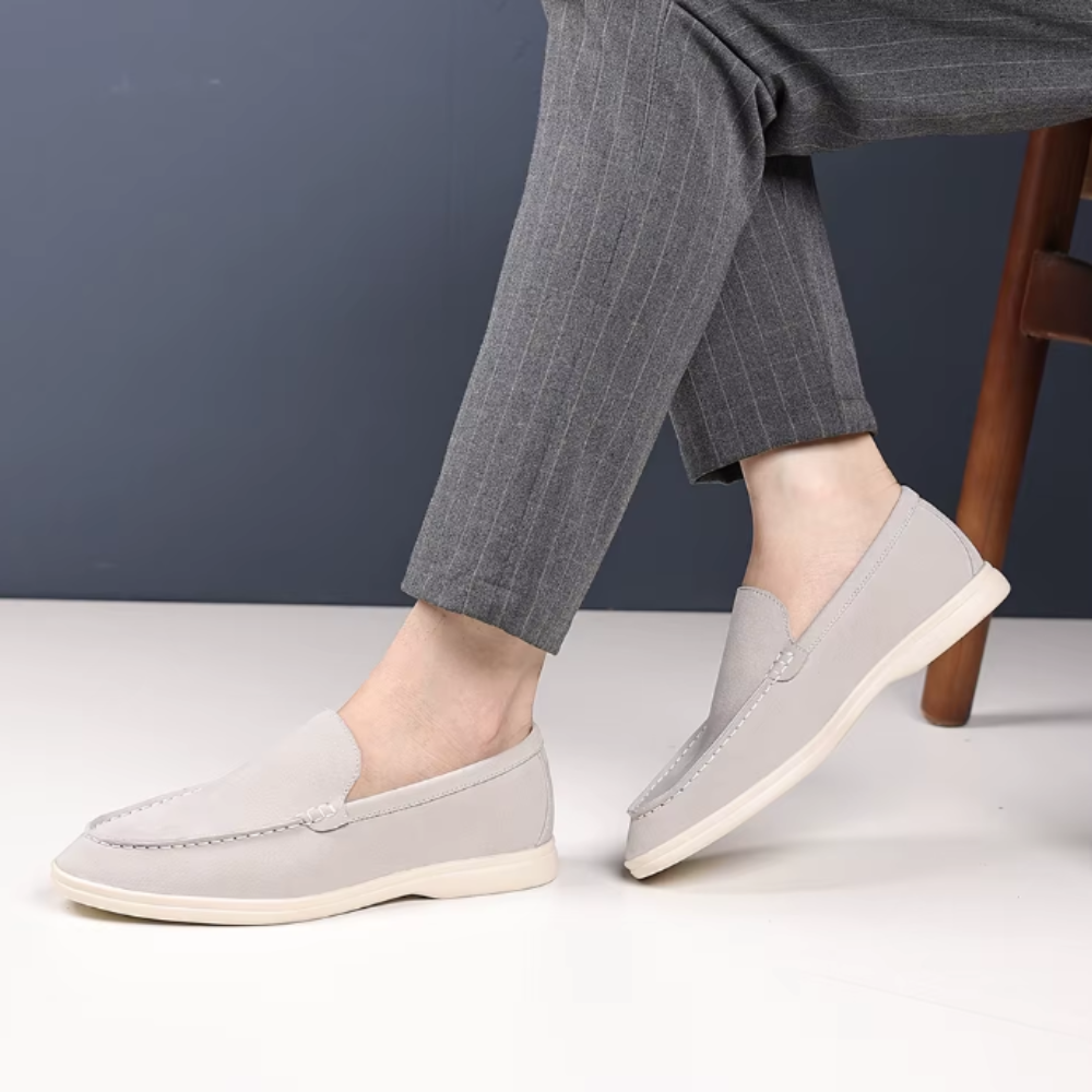 Luksus ruskindsloafers