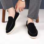 Luksus ruskindsloafers