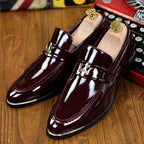 Marbello Polished Leather Loafers