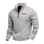 Casual Fleece Zip Sweater