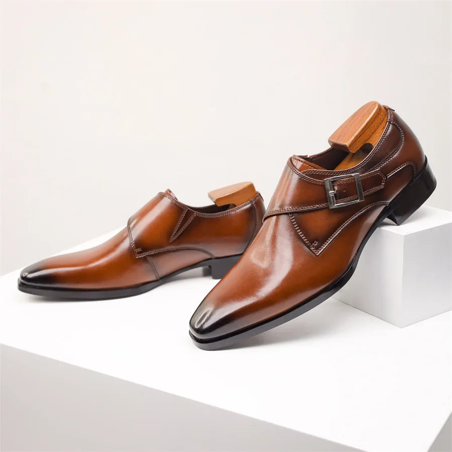 Verona Monk Strap Dress Shoes