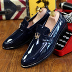 Marbello Polished Leather Loafers