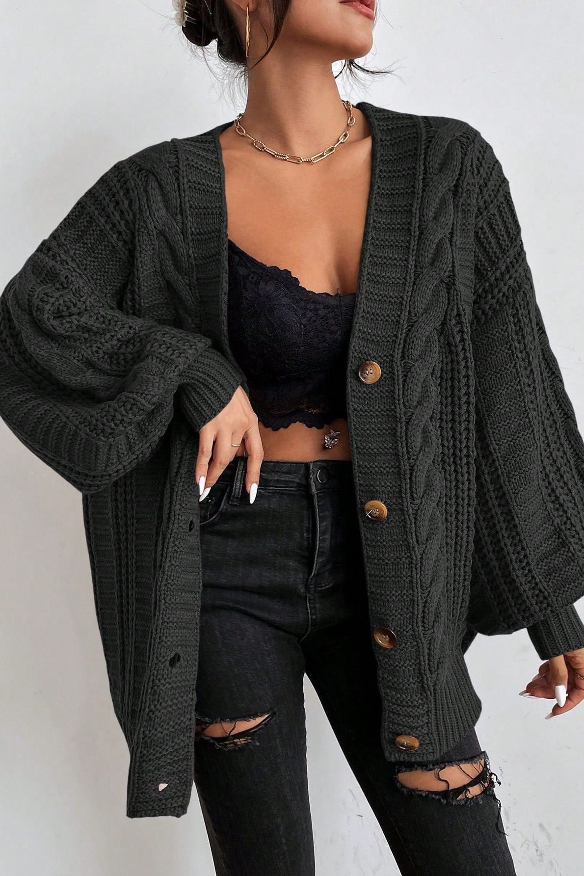 Saga | Oversized Cardigan