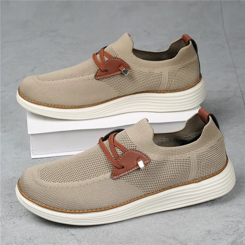 Seville Slip-On Leather Sneakers | Lightweight Casual Loafers