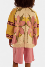 Stine | Blomstret cardigan